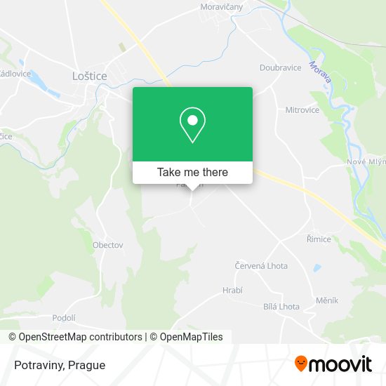 Карта Potraviny