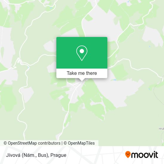 Jívová (Nám., Bus) map