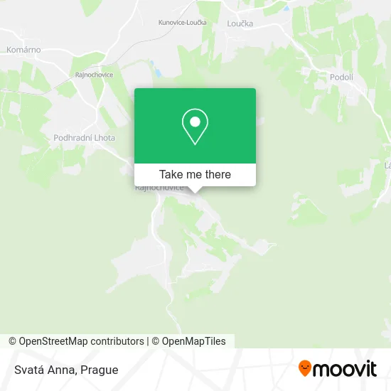 Карта Svatá Anna