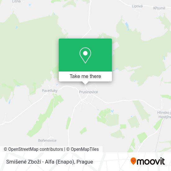 Smíšené Zboží - Alfa (Enapo) map
