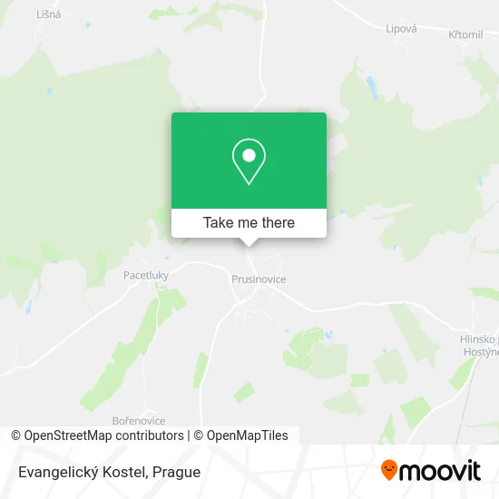 Evangelický Kostel map