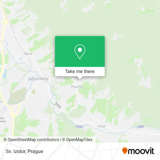 Карта Sv. Izidor