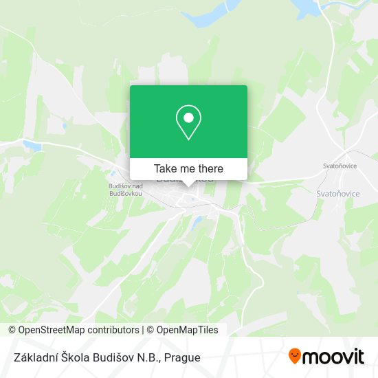 Základní Škola Budišov N.B. map