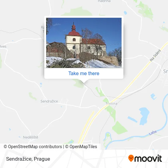 Карта Sendražice