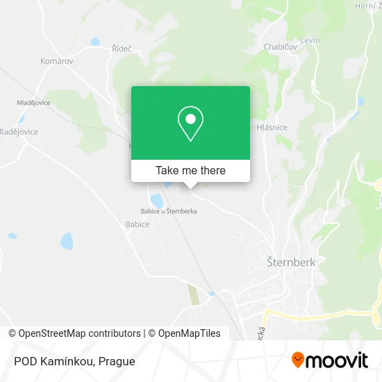 Карта POD Kamínkou