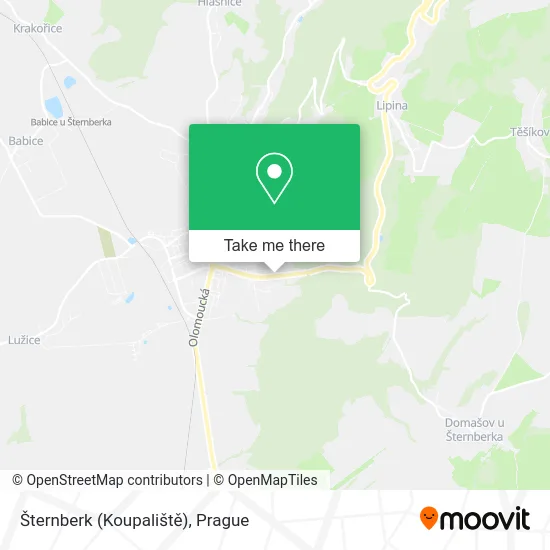 Карта Šternberk (Koupaliště)