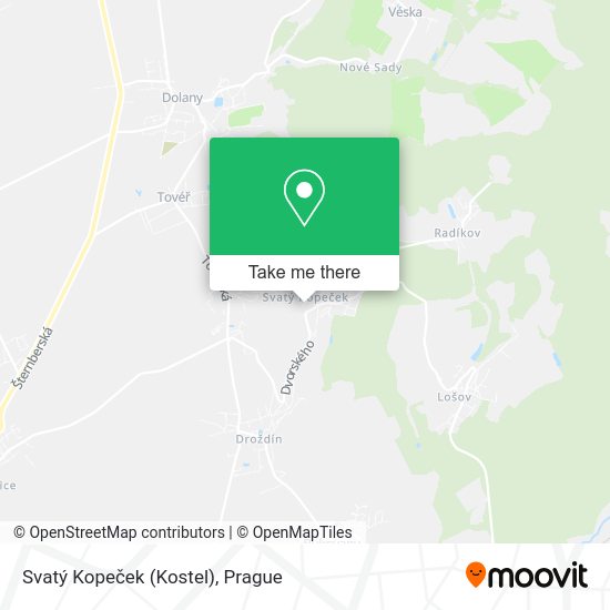 Svatý Kopeček (Kostel) map