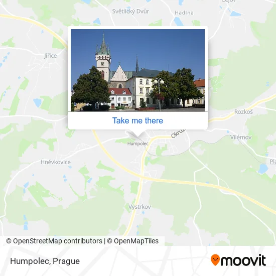 Карта Humpolec