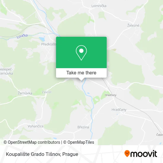 Карта Koupalište Grado Tišnov