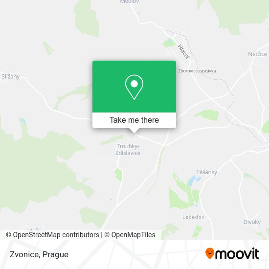 Карта Zvonice