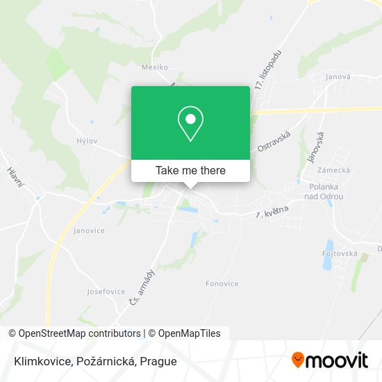 Klimkovice, Požárnická map