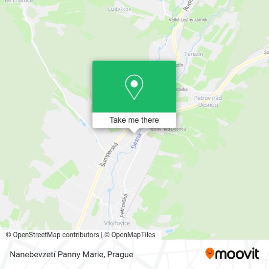 Nanebevzetí Panny Marie map