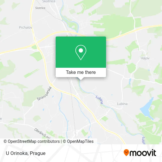 Карта U Orinoka