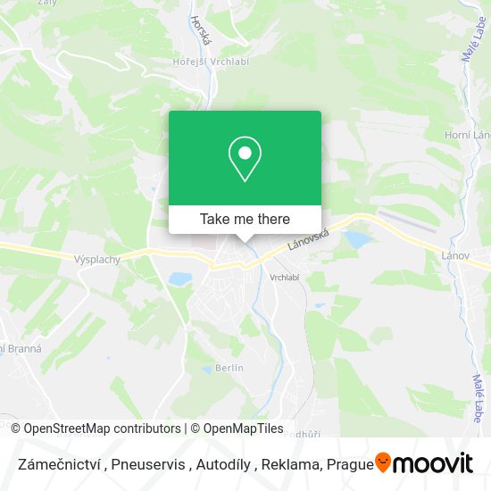 Zámečnictví , Pneuservis , Autodíly , Reklama map