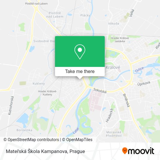 Mateřská Škola Kampanova map