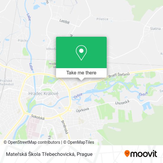 Mateřská Škola Třebechovická map