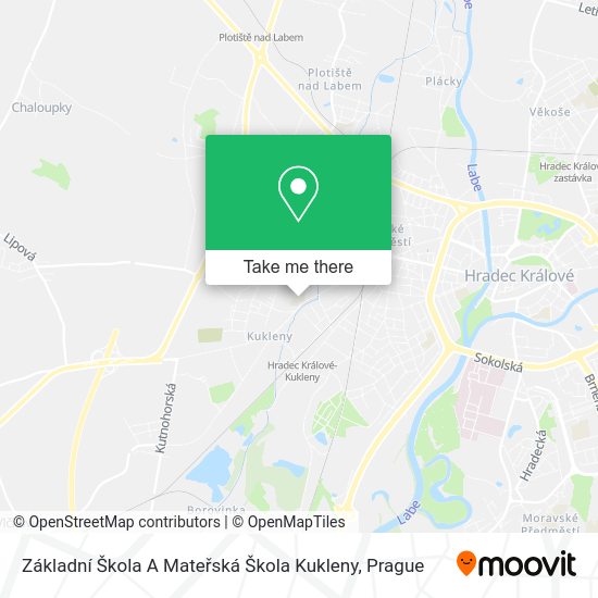 Základní Škola A Mateřská Škola Kukleny map
