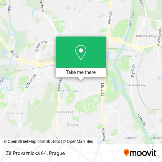 Карта Zš Provaznická 64