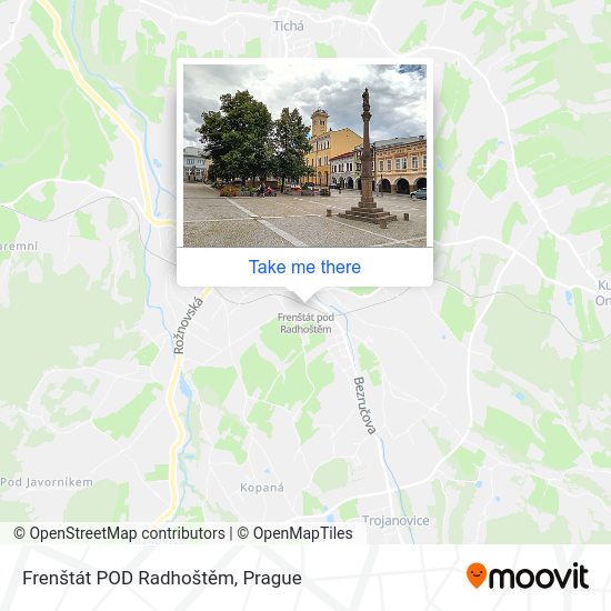 Frenštát POD Radhoštěm map