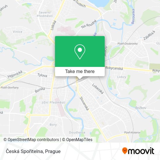 Česká Spořitelna map