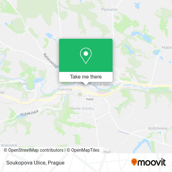 Карта Soukopova Ulice