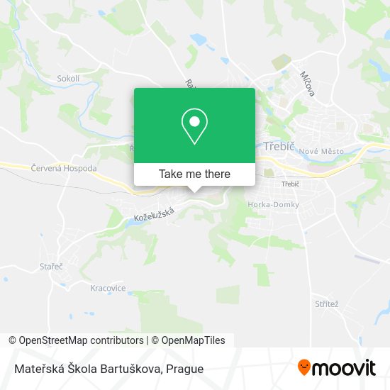 Mateřská Škola Bartuškova map