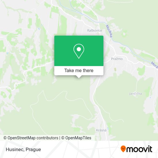 Карта Husinec