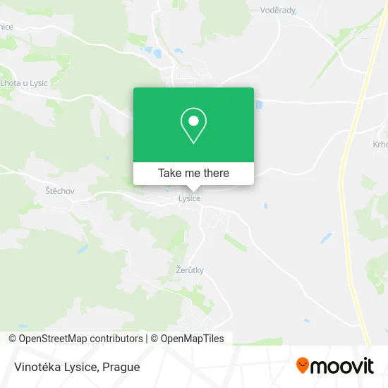 Карта Vinotéka Lysice