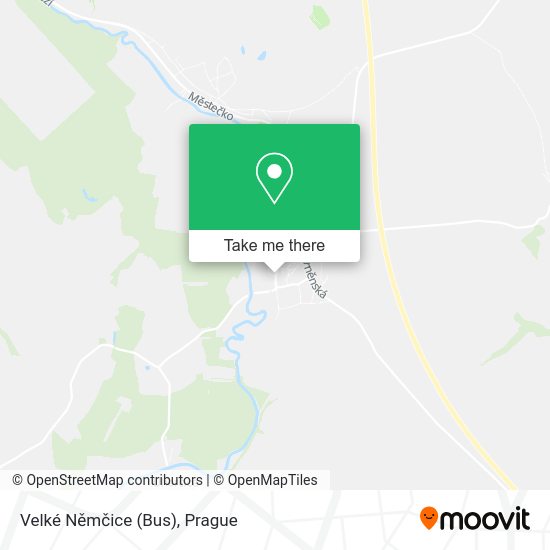 Velké Němčice (Bus) map