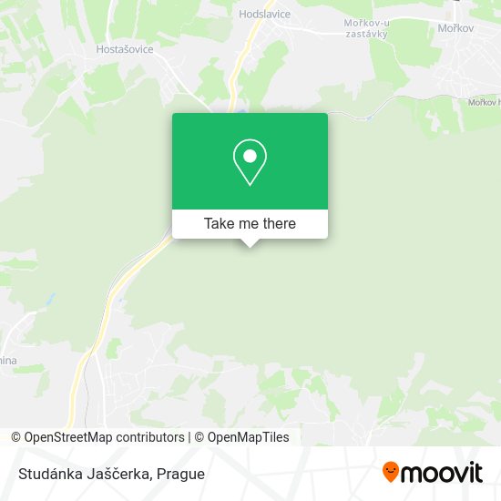 Studánka Jaščerka map