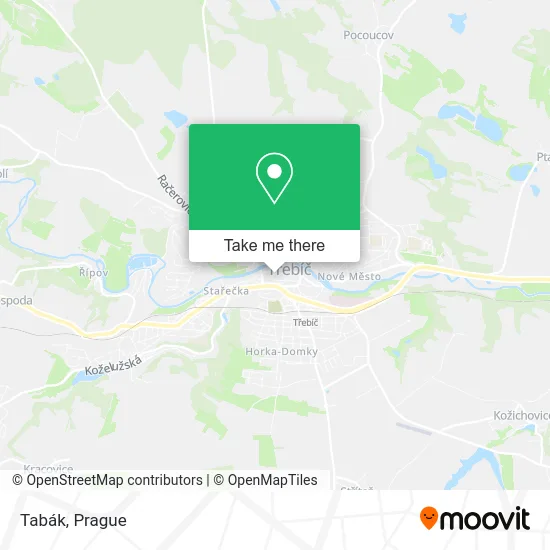 Карта Tabák