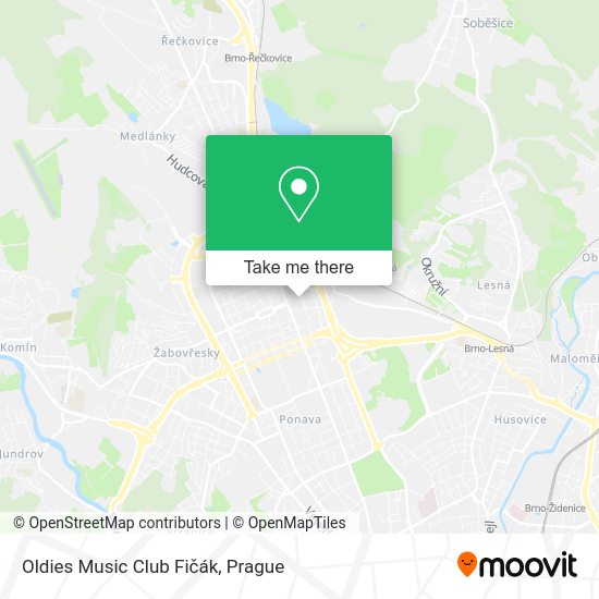 Oldies Music Club Fičák map