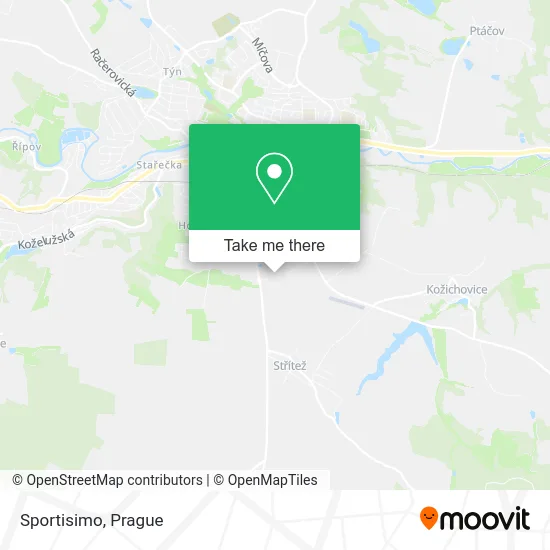 Карта Sportisimo