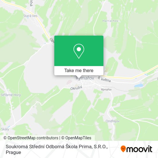 Soukromá Střední Odborná Škola Prima, S.R.O. map