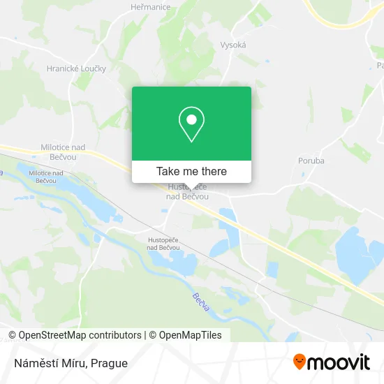 Карта Náměstí Míru