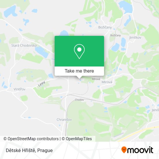 Dětské Hřiště map