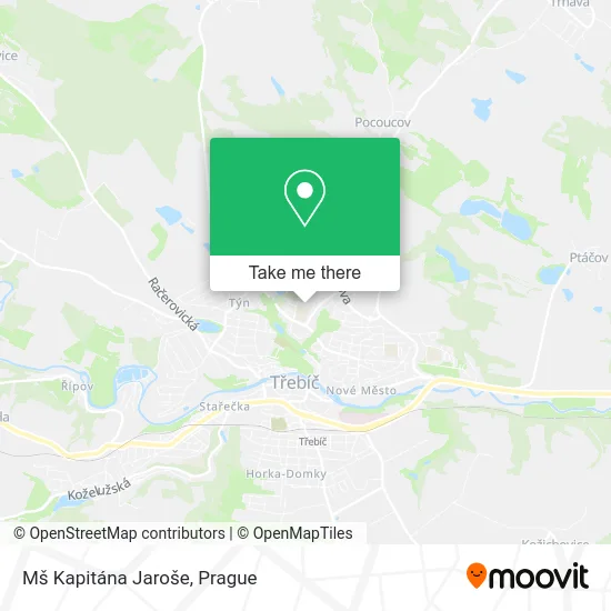 Карта Mš Kapitána Jaroše