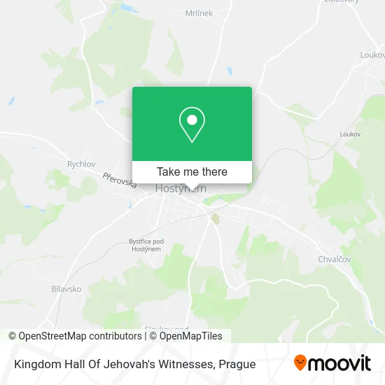 Kingdom Hall Of Jehovah's Witnesses map