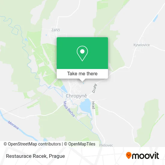Карта Restaurace Racek