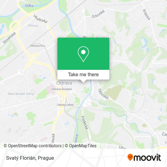 Svatý Florián map