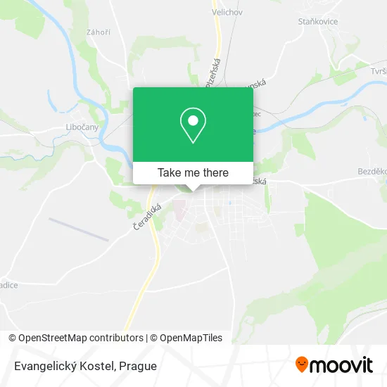 Evangelický Kostel map