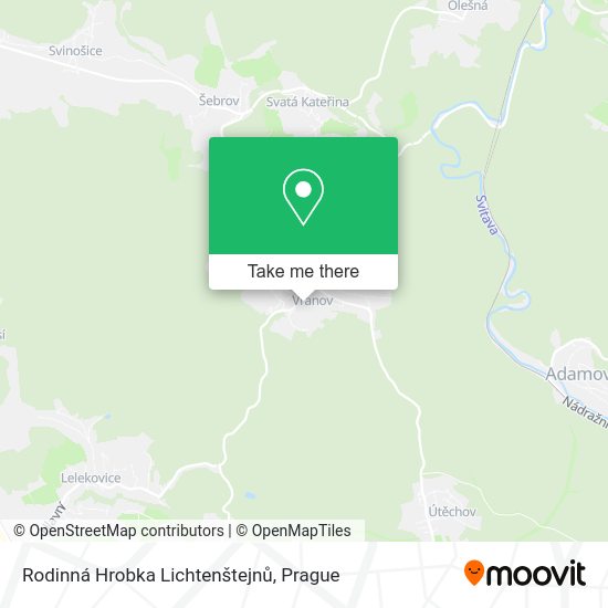 Rodinná Hrobka Lichtenštejnů map