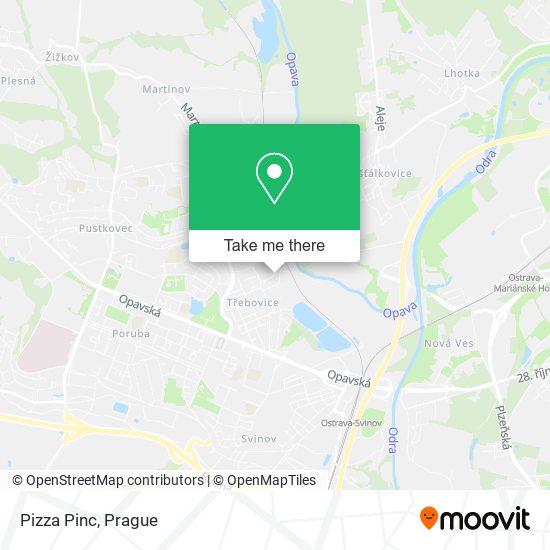 Pizza Pinc map