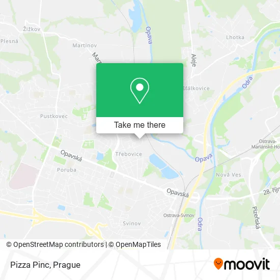 Карта Pizza Pinc