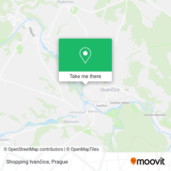 Карта Shopping Ivančice