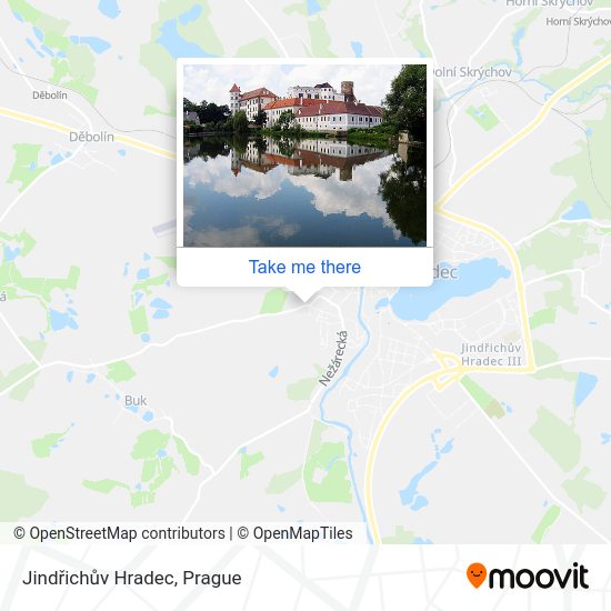 Jindřichův Hradec map