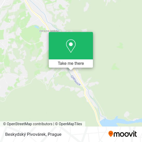 Beskydský Pivovárek map