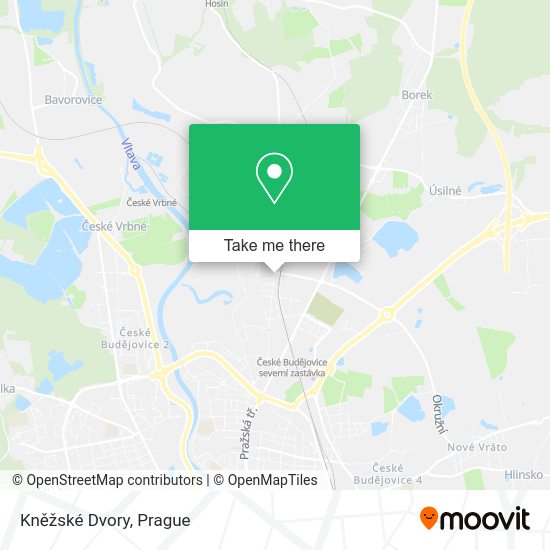 Kněžské Dvory map
