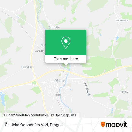 Čistička Odpadních Vod map