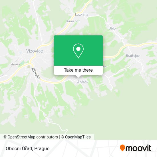 Obecní Úřad map